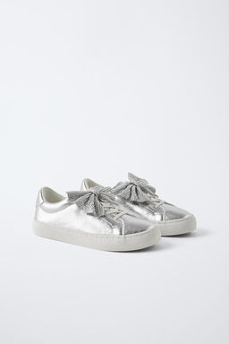 GLITTERY BOW SNEAKERS - Zara фото 2