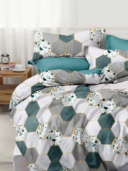 Постельное белье из поплина эксклюзив на молнии - Гранд Евро (нав.70х70)