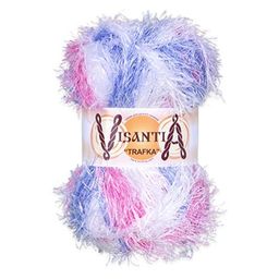 Пряжа VISANTIA TRAFKA меланжевая 100% полиэстер 5 шт. х 100 г 150 м  3 м