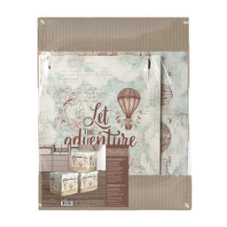 VAL TC-BCTN-3K Короб картонный, складной, квадратный, 31.5*31.5*31.5 см, набор 3 шт., TRAVELLING, шт