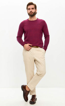 Джемпер F121-15-812 bordo melange - Fine joyce фото 10