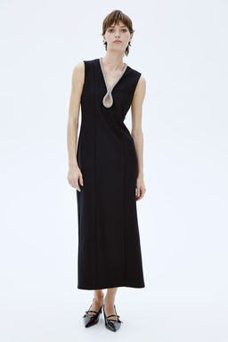 Vestido con ribete de strass - H&m фото 3