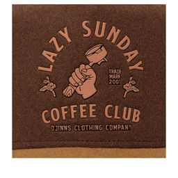 Бейсболка DJINNS арт. HFT Lazy Barista (коричневый / бежевый)