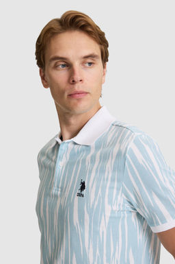 Erkek Mavi Regular Fit Polo Yaka Ti__rt