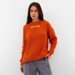 Джемпер женский MIST Aperol, оранжевый, размер 40-42 (S)