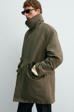 TECHNICAL PARKA WITH CONTRAST COLLAR AARON LEVINE X ZARA  фото 5