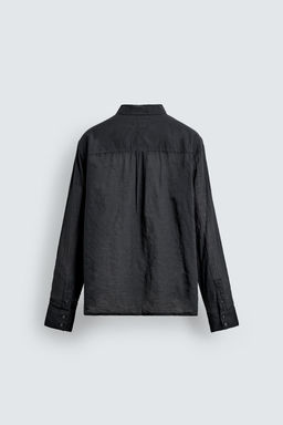 FLUID DENIM SHIRT - Zara фото 9