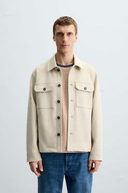 FAUX SUEDE OVERSHIRT - Zara фото 2
