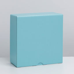 Цена за 2 шт. Коробка подарочная складная, упаковка, «Тиффани», 15×15×7 см