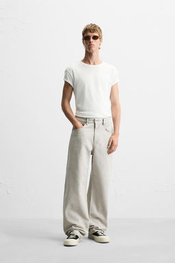 BAGGY FIT JEANS WITH ASYMMETRICAL SEAMS