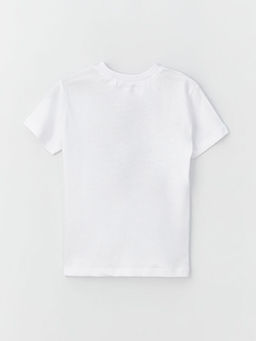 Bisiklet Yaka Atat?rk Bask?l? Erkek Bebek Ti??rt - Waikiki фото 3