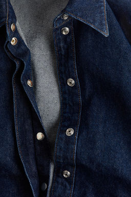 Camisa denim con hombreras - H&m фото 4