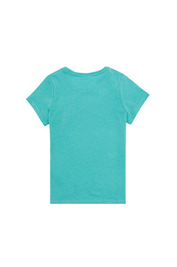 Мятная базовая футболка с круглым вырезом для девочек Неожиданная скидка в корзине - U.s. polo assn фото 5