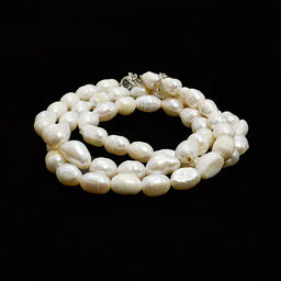 Бусы натуральный жемчуг Рис крупный - камень королев, дарующий любовь и счастье