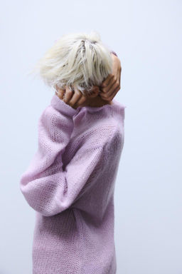 HIGH NECK KNIT SWEATER - Zara фото 5