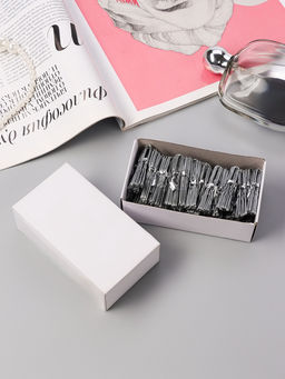 Цена за 50 шт. Шпильки для волос «Классик», набор 10 шт., 4.5 см, серебро