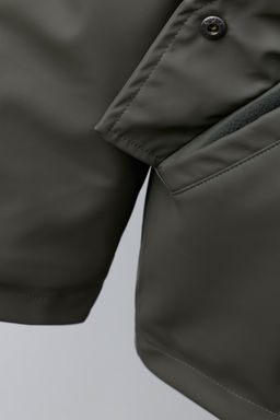WATER-REPELLENT RUBBERISED PARKA - Zara фото 6