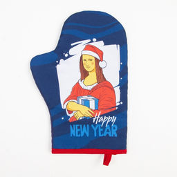 Варежка-прихватка Доляна Feeling 20х28 см, габардин, 35% хлопок, 65% п/э, ватин 250 г/м2  фото 2