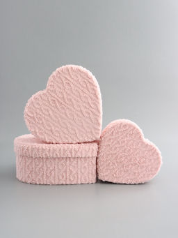 Набор коробок 3 в 1 сердца L：30x27,5x12 см M：25,5x23,5x10 см S:20,7x19,5x8 см