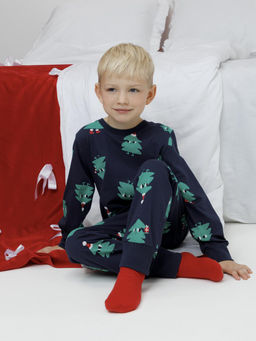 К 1663/синий 1410 Н149 пижама дет