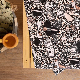 Простыня банная Этель Леопард 150х180 см, вафля 200г/м2, 100% хл  фото 2