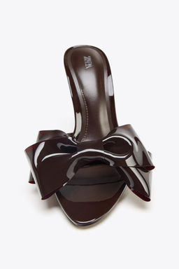 BOW HEELED SANDALS - Zara фото 12