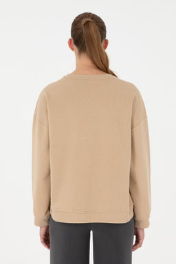 Женский свитшот песочного цвета Неожиданная скидка в корзине - U.s. polo assn фото 5