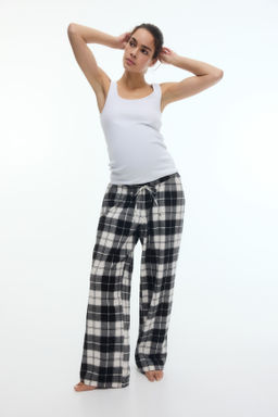 MAMA Pantal?n de pijama de franela - H&m фото 6