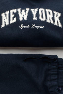 Conjunto estampado de 2 piezas en tejido sudadera - H&m фото 6