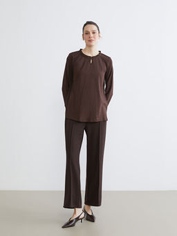 F?rf?rl? Bisiklet Yaka Bluz