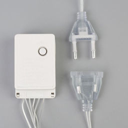 Гирлянда Занавес 3?1.4 м с насадками Перья, IP20, прозрачная нить, 80 LED, свечение белое, 8 режимов, 220 В - Luazon lighting фото 6