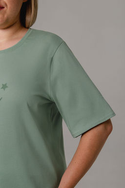 Арт. 9171 Пижама с шортами 52-58 (4 шт) Цвет:полынь - Калинка фото 5