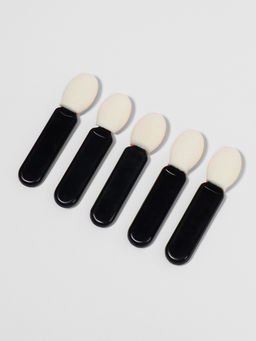 Набор аппликаторов для теней, 5 шт., 3.8 см, чёрный