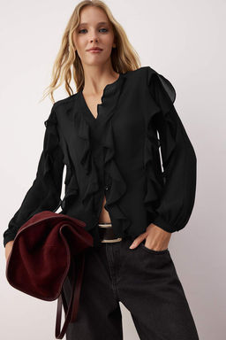 Bordo Volanl? Bohem Gomlek TWOAW26GO00045
