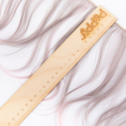 HobbyBe HAR-15 Тресс для кукол 15 см 100 см 22 г 39 серый, розовый