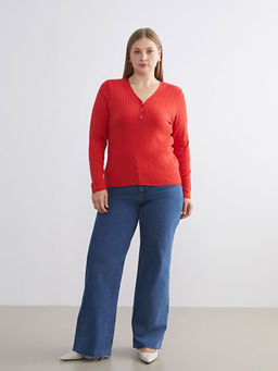 Wideleg Kad?n Jean Pantolon