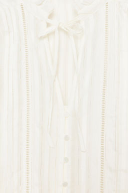 BLUSA ROM?NTICA ENTREDOSES / Crudo - Zara фото 8