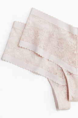 Pack de 2 bragas thong de encaje - H&m фото 6