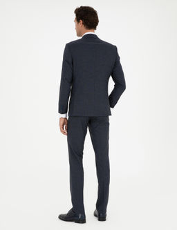 Темно-синий приталенный костюм - Cacharel фото 5