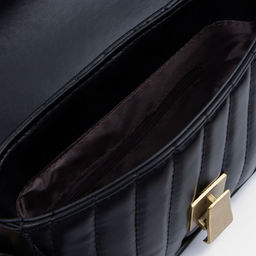 Сумка-мессенджер на клапане, цвет чёрный - Simaland фото 3