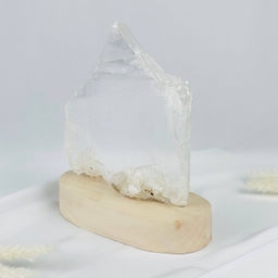 Срез Селенита на подставке - Радуга самоцветов фото 2