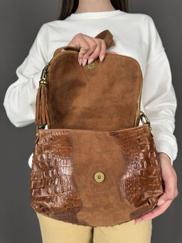 Сумка женская из телячьей кожи