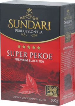 Sundari. Super Pekoe 500 гр. карт.пачка