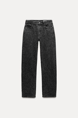 ZW COLLECTION RHINESTONE TROUSERS - Zara фото 4