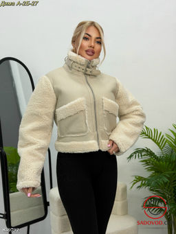 Дублёнка женская укороченная