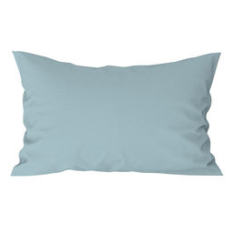 Наволочка 50х70см "Голубая мята", с клапаном-запахом, сатин 135г/м2, хлопок 100%, упаковка ПП 22х30см, "Домашняя мода" (Россия)