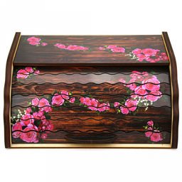 Хлебница деревянная Сакура 38х28х17см (Россия) - Домашняя мода фото 3