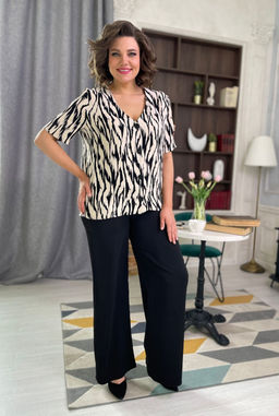 Костюм Rumoda 2128 черный+белый/принт  фото 3