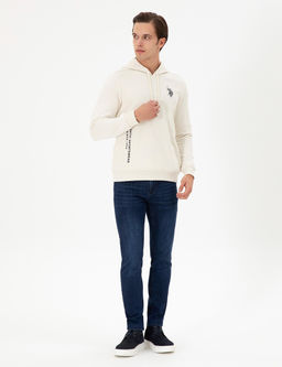 Мужской кремовый свитшот Неожиданная скидка в корзине - U.s. polo assn фото 4