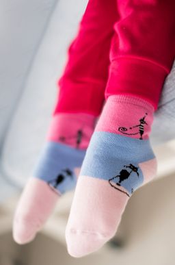 Цена за 2 шт. Махровые носки для девочки Борисоглебский Трикотаж